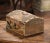 Blending antique textile artistry with sculptural design, this decorative jewelry box is a distinctive creation by French...