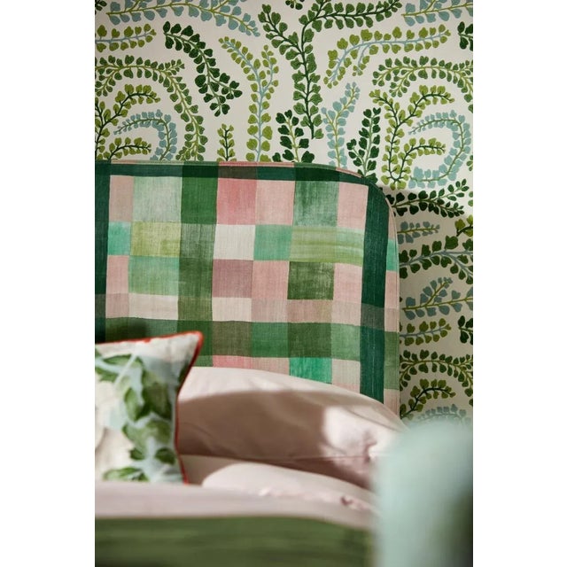 Contemporary Harlequin Ertha Fabric in Celestial/Murmuration/Awakening - a Sample For Sale - Image 3 of 3