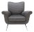 Mid-Century Modern Armchair in Serpentino Fabric by Gigi Radice For Sale