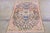 Blue 1960s Vintage Persian Distressed Handmade Medallion Blue Wool Rug For Sale - Image 8 of 10