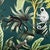 Thonet Mid-Century Armchair with Green Ape-Patterned Fabric from Thonet, Austria, 1950s For Sale - Image 4 of 14
