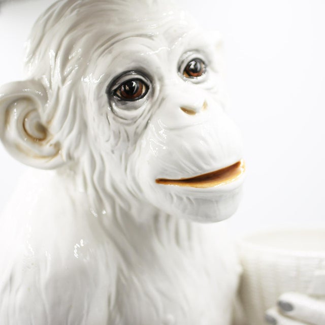 Vintage Monkey Chimpanzee in Ceramic, 1960s For Sale - Image 6 of 12