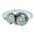 2 Carats Round Shape Brilliant Cut Diamond Double Solitaires Two Stone, Size 7 For Sale