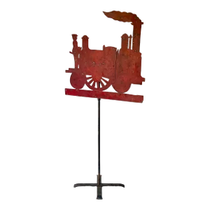 Early 20th Century Wind Vane in the Form of a Locomotive Steam Train