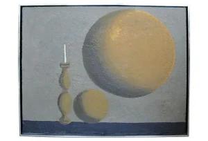 Adam Saulnier Mid-Century Abstract Painting