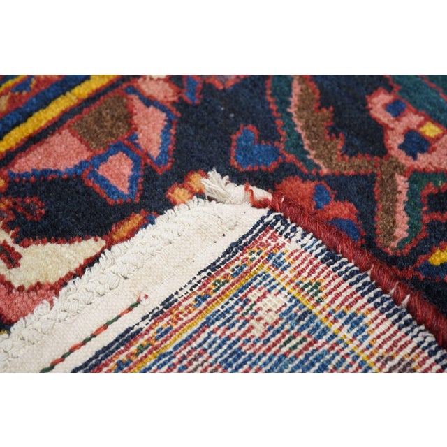 Antique Bakhtiari Rug 5'0'' X 6'4'' For Sale - Image 10 of 11