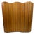 French Art Deco Pine Screen attributed to Baumann Fils et Cie, Melun-Paris, 1940s For Sale