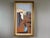 VILLAGE PATHWAY Size: 28 x 19.5 inches (including frame) Oil on board A striking mid-century modernist painting that...