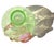 Antique Vaseline Uranium Reactive Glass Art Glass Flower Vase With Applied Vine Leafs and Flower Buds For Sale - Image 9 of 11