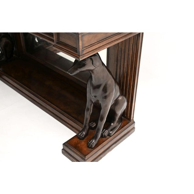 Antique Victorian Marble Top Console Table, 1960s For Sale - Image 14 of 15