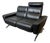 Two-Seat Sofa in Black Leather from Stressless For Sale
