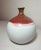 1970s Vintage 1970's Deborah Slahta Studio Handmade Ox Blood Red White Pottery Vase For Sale - Image 5 of 10