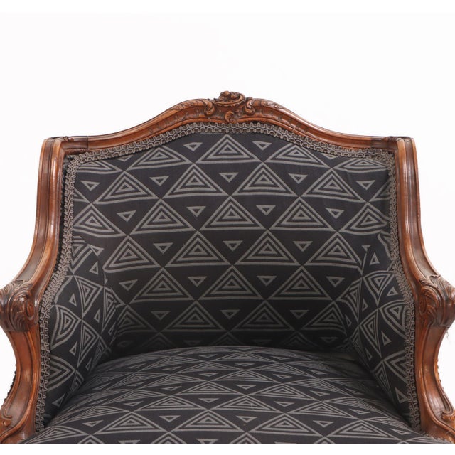 Louis XV Style Carved Boudoir Chair, C. 1910. Perfect for Your Dog or Cat! For Sale - Image 4 of 7