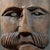Vintage Hand Carved Mexican Folk Art Mask of a Man With Mustache For Sale - Image 4 of 9
