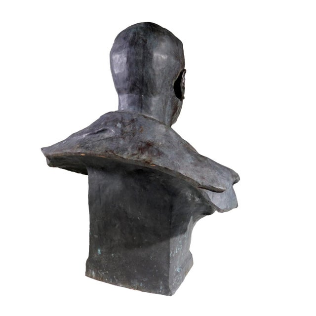 Frantz Vermeylen, Order of Knighthood Bust, 1921, Bronze For Sale - Image 13 of 15