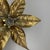 Brutalist Beligan Brass Metal Wall Ceiling Light by Willy Daro Belgium, 1970s For Sale - Image 4 of 14