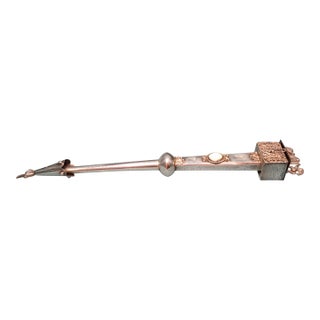 Rare Museum Quality Antique Warsaw Russian Empire Silver Torah Pointer (Yad) With Integrated Besamim Spice Box For Sale