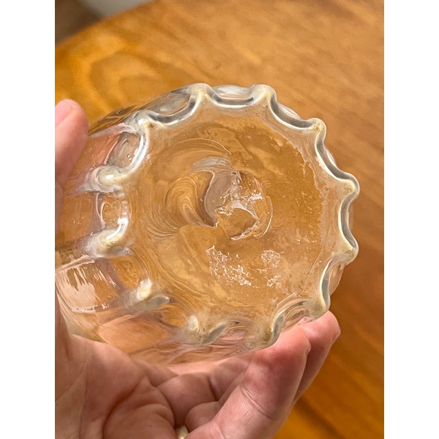 Attributed Boston & Sandwich Wheel Engraved Mold-Blown Glass Table Vase, Circa 1845–1860 For Sale - Image 4 of 8