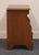 Sprague & Carleton Solid Hard Rock Maple Early American Colonial Style 18" Open Cabinet Nightstand For Sale - Image 10 of 10