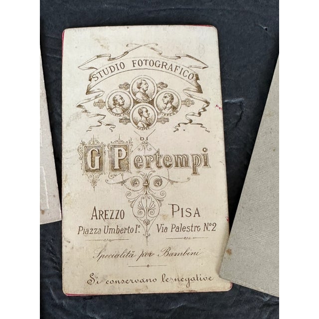 Old Italian Photographs Set of 5 For Sale - Image 10 of 13
