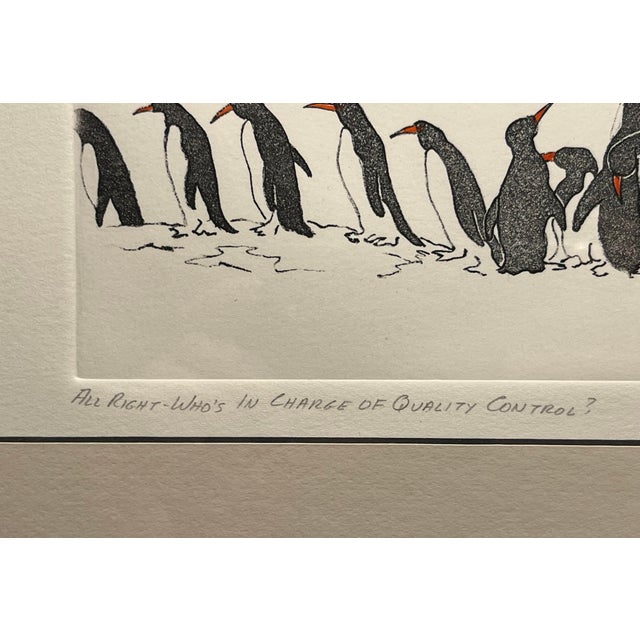 Vintage Angie Whitson Signed & Numbered 185/500 "Sophistiguins" Collection Lithograph For Sale - Image 4 of 8