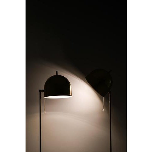 Floor Lamps in Brass from Eje Ahlgren, 1950s, Set of 2 For Sale - Image 3 of 5