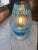Blue Light-Blue Murano Style Glass with Ballotton Lamp from Simoeng For Sale - Image 8 of 10