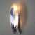Vintage Glass and Metal Wall Lamp, 1960s For Sale - Image 3 of 7
