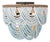 Ombre Wood Bead Flush Mount, Blues For Sale