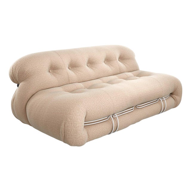 Soriana Two-Seater Sofa by Afra and Tobia Scarpa for Cassina For Sale