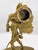 Gilded Bronze Cupid and Time Miniature Clock For Sale - Image 6 of 9