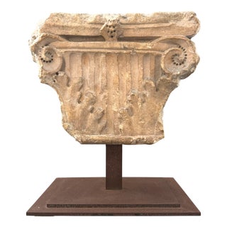 Corinthian Capital with a Flat Column, Early 16th Century For Sale