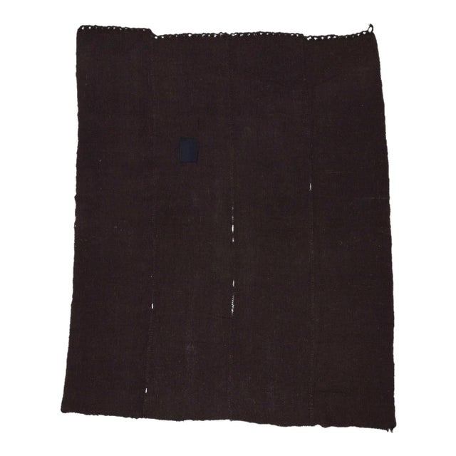 Dark Brown Vintage Kilim Rug - 10′4″ × 12′11″ For Sale