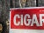 Large Metal Tobacco Sign -- Large Metal Sign -- Cigarette Metal Sign - Large Cigarette Metal Sign - Vintage Advertisement - Texas Metal Sign For Sale - Image 9 of 11
