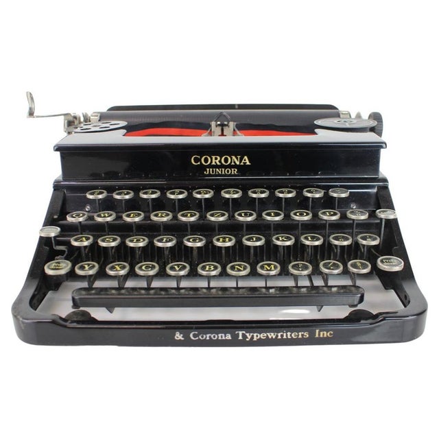 Corona Junior Portable Typewriter, U.S.A. 1395 For Sale - Image 12 of 12