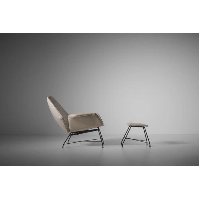 Italian Lotus Lounge Chair by Augusto Bozzi for Saporiti, 1960s For Sale - Image 3 of 13
