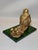 Mid-Century James Mont Style Bespoke Hand Gilt & Faux Malachite "Monkey Business" Art Sculpture / Business Card Holder - Newly Painted For Sale - Image 10 of 12