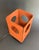 Italian Space Age Orange Aluminum Table Lamp, 1970s For Sale - Image 4 of 7