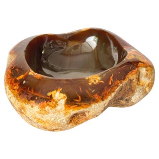 Ashtray Vide Poche in Onyx Free Form Shape, Italy, 1960s For Sale