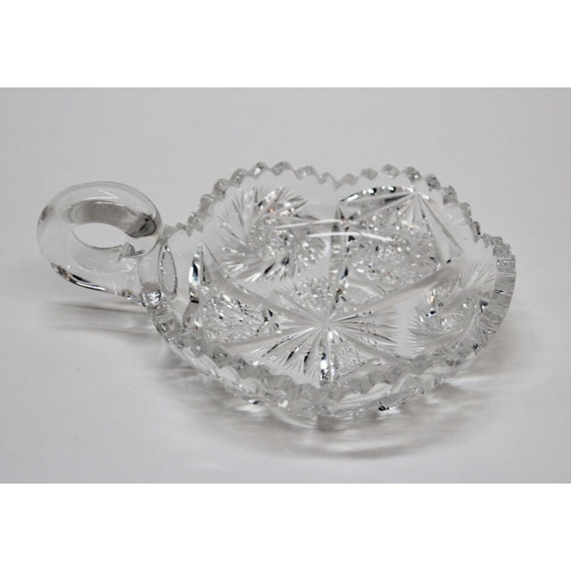 Cut Crystal Serving Dish Chairish