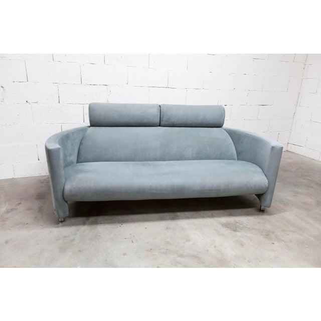 Negresco Sofa in Moiré Velvet by Bernard Massot for Neology France, 2000 For Sale - Image 17 of 18