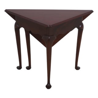 Baker Colonial Williamsburg Mahogany Handkerchief Table For Sale