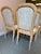 Wood Vintage Regency Serge Roche Style Faux Bois Dining Chairs - Set of 6 For Sale - Image 7 of 10