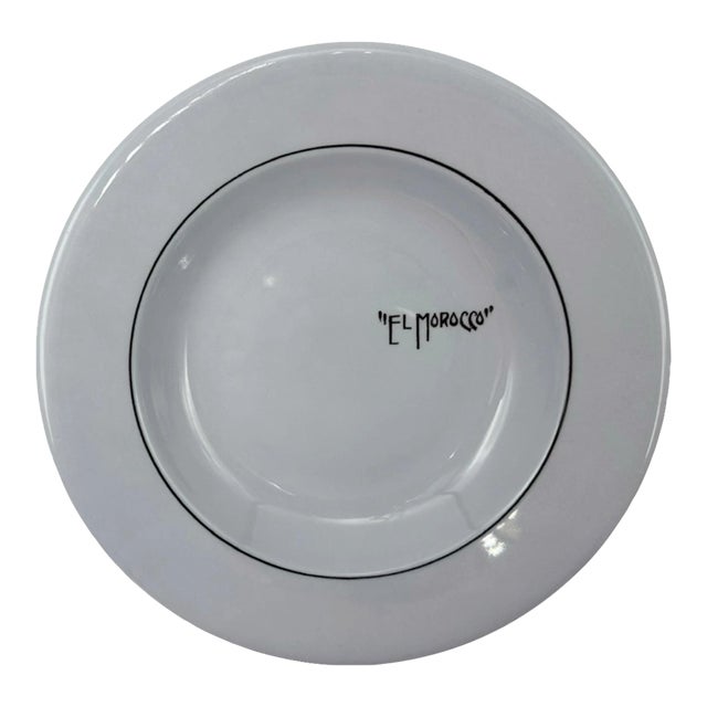 Vintage El Morocco Nyc Nightclub Soup Bowl 9"d For Sale