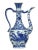 Blue 18th Century Chinese Porcelain Ewer with Marking on the Bottom For Sale - Image 8 of 8