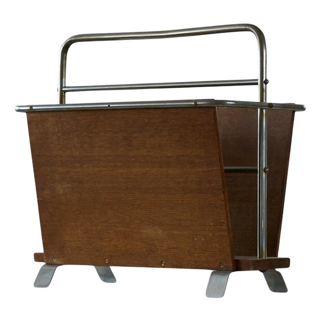 Vintage Dutch Magazine Rack, 1940s For Sale
