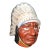 Vintage Ceramic Native American Indian Chief Bank For Sale