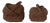 Miniature Baskets, 1890s, Set of 2 For Sale
