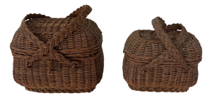 Miniature Baskets, 1890s, Set of 2