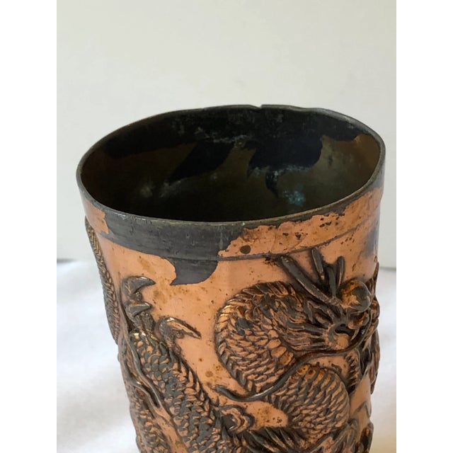 Mid 20th Century Vintage Japanese Dragon Cup For Sale - Image 5 of 6